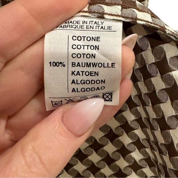 VALENTINO ROMA Button Down Mens Shirt Size 40 / 15.5 EUC - Picture 6 of 7